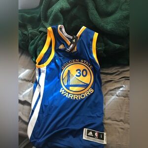 Adidas Stephen Curry Royal Blue Golden State Warriors Swingman Road Jersey